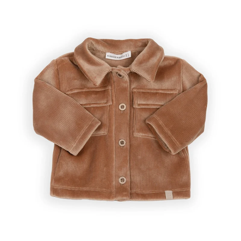 Camicia Over Curderoy - TAN CAMEL 349