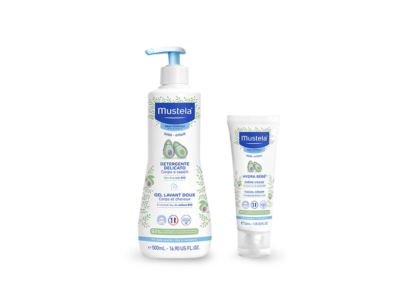 Detergente delicato 500ml + Hydra bébé crema viso