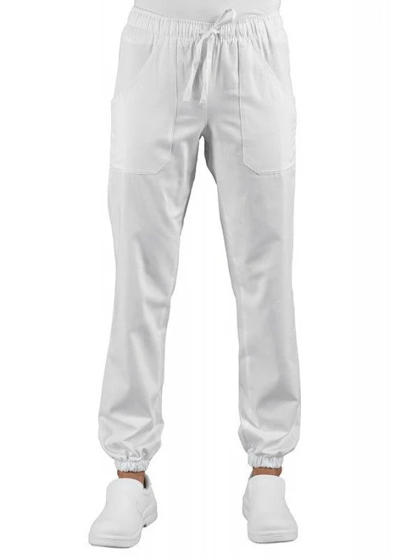 Pantaloni estetista Pantagiaffa elastico al fondo