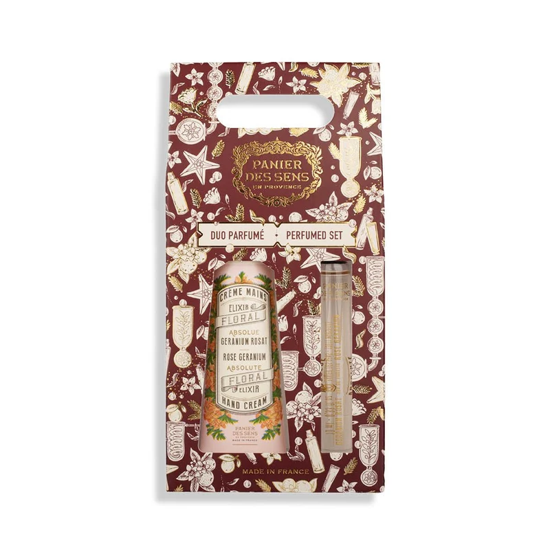 Coffret duo de noël - Géranium Rosat