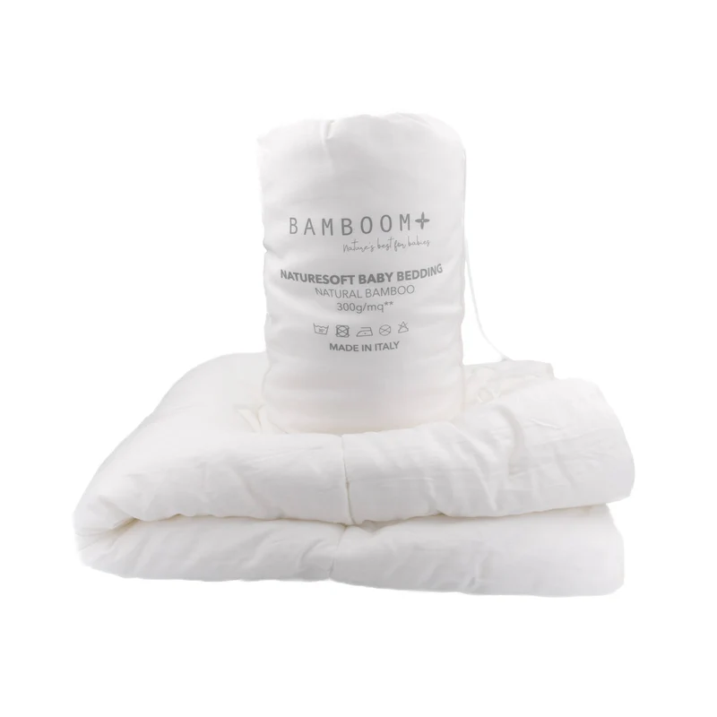 Piumino per LETTINO 100-140cm - Nature Soft Bamboo - Bianco 01