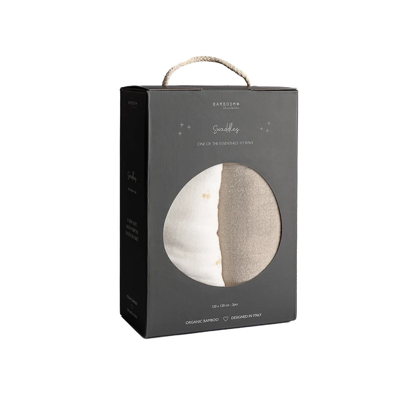 Swaddle XL 2pack - 120x120cm - BEE'S 138