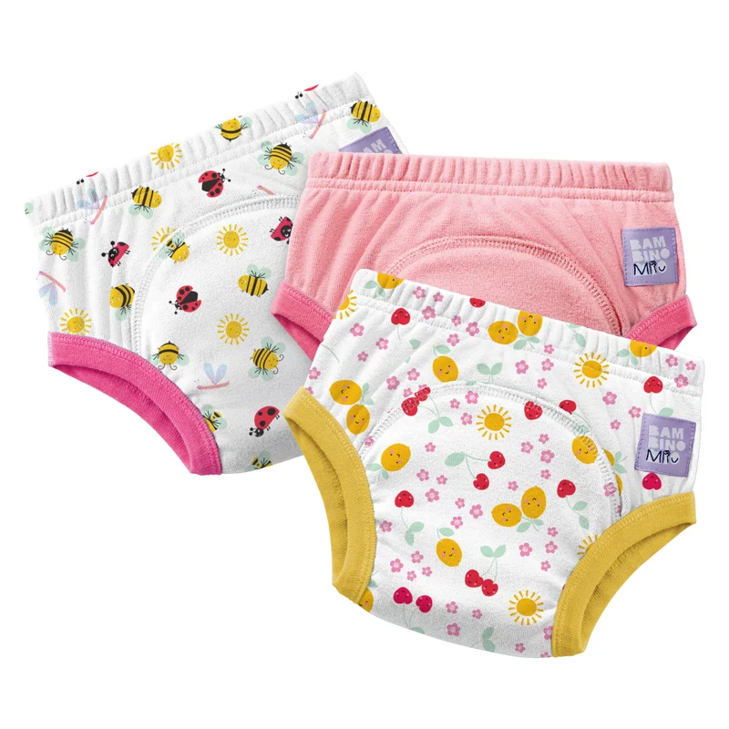 NEW: Reusable Potty Training Pants 3 Pack in Sunshine Smiles - Elite Design