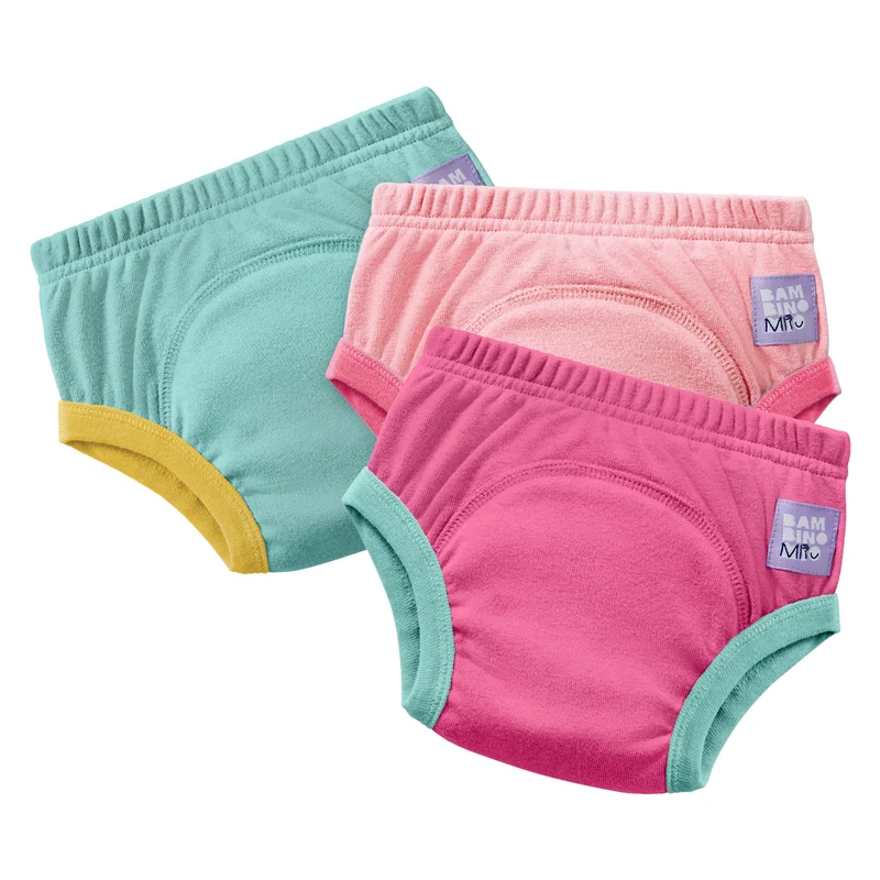 NEW: Reusable Potty Training Pants 3 Pack in Light Pink - Elite Design