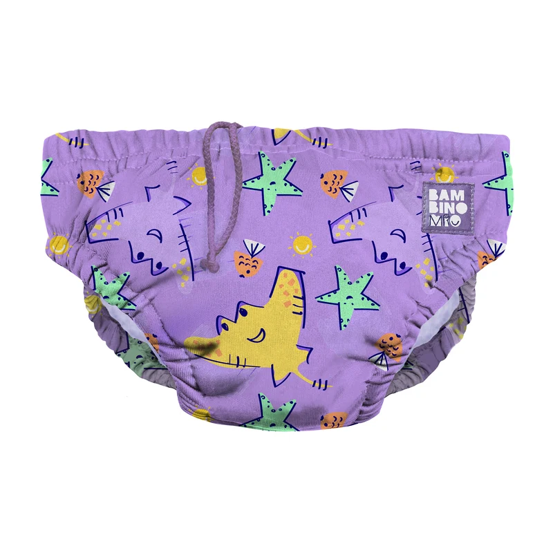 Reusable Swim Diaper in Flame