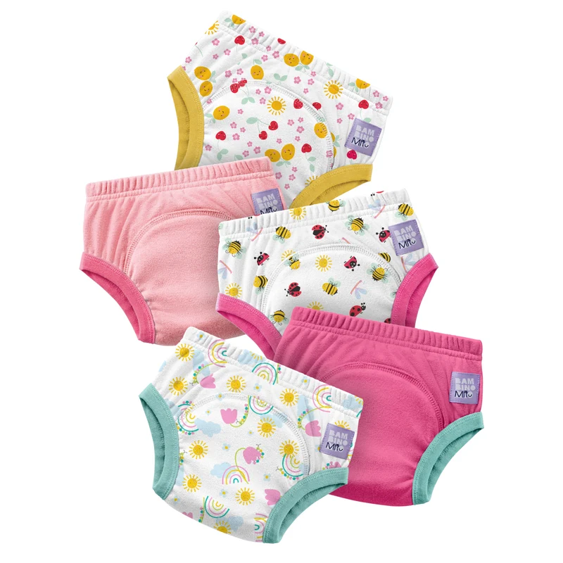 NEW: Reusable Potty Training Pants 5 Pack in Sunshine Smiles