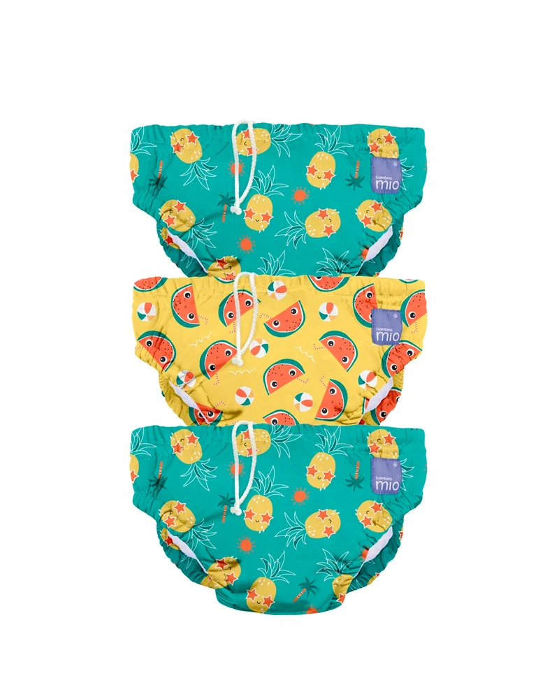 Reusable Swim Diaper - 3 Pack in Tropical