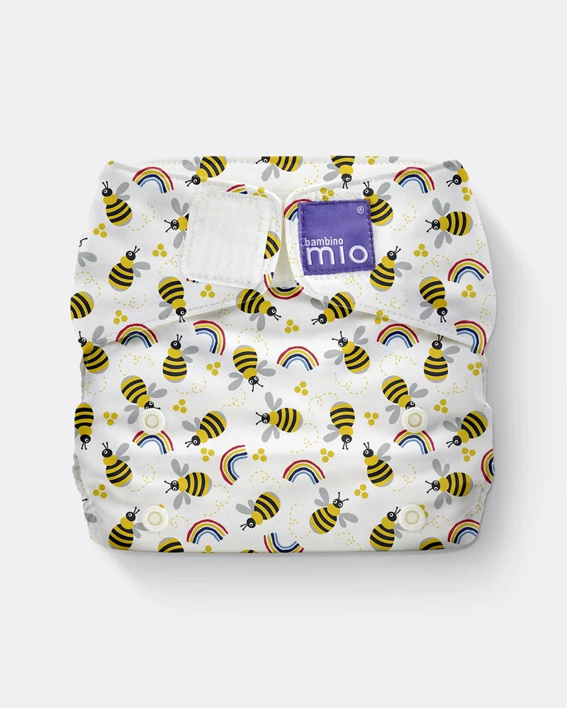 Miosolo All-in-One Reusable Diaper in Honeybee Hive