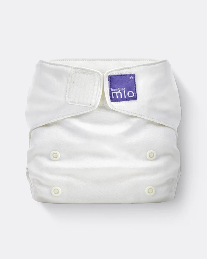Miosolo All-in-One Reusable Diaper in Marshmallow