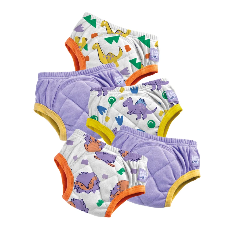 5 Pack Reusable Potty Training Pants in Mixed Grape
