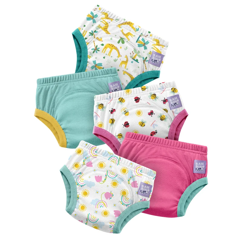 NEW: Reusable Potty Training Pants 5 Pack in Garden Party - Elite