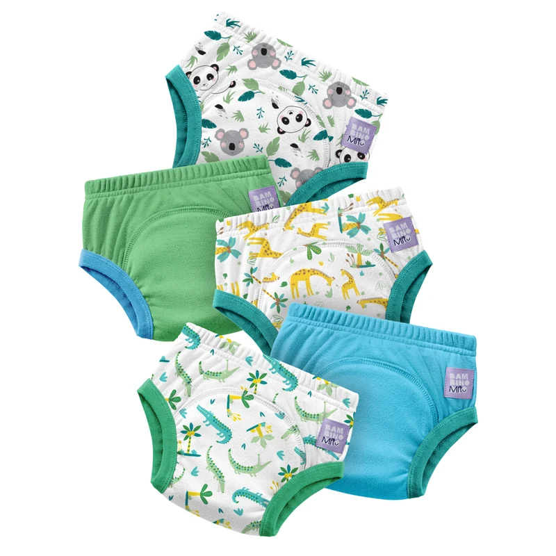 NEW: Reusable Potty Training Pants 5 Pack in Wild Life - Elite