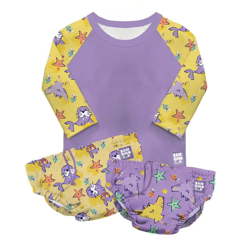 Reusable Swim Ready 3 Piece Set in Sand Squad