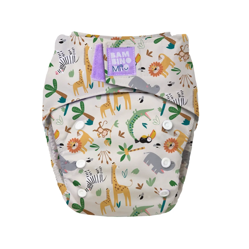 Revolutionary Reusable Diaper in Safari Squad