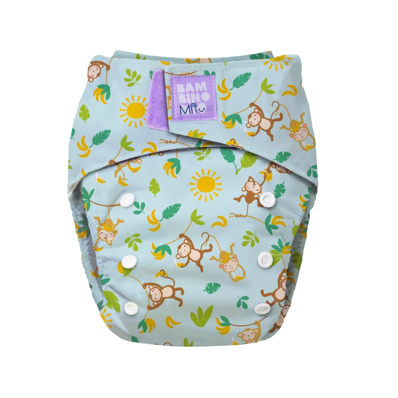 Revolutionary Reusable Diaper in Cheeky Monkeys