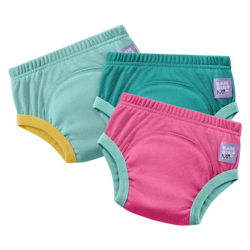 NEW: Reusable Potty Training Pants 3 Pack in Pink - Elite