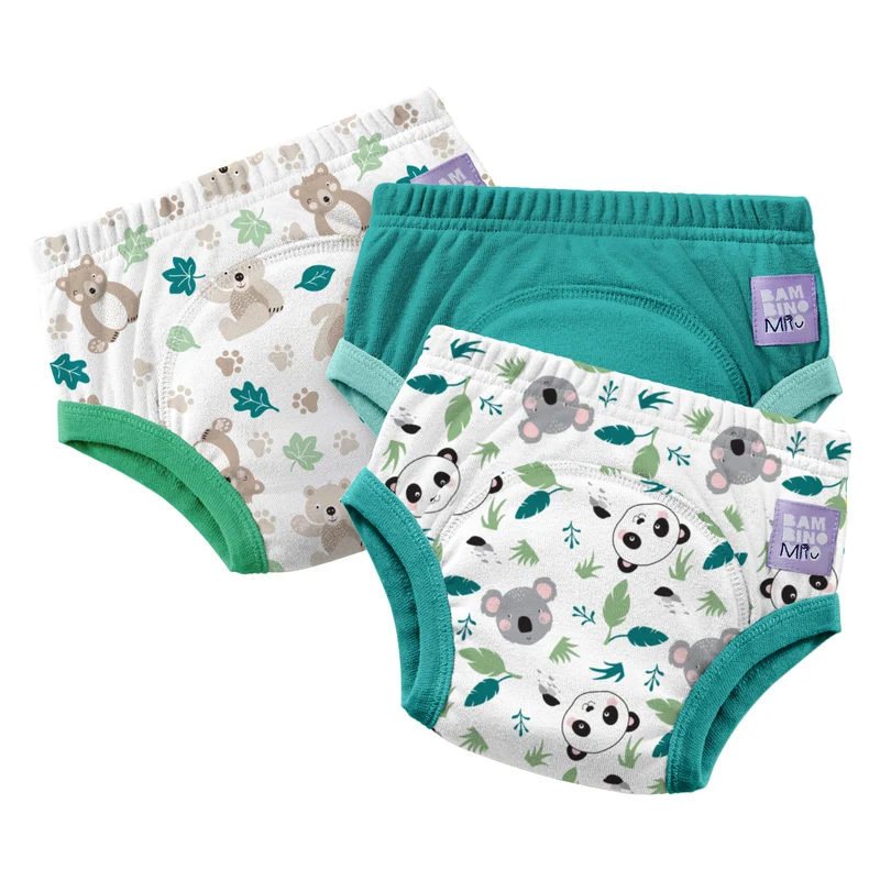 NEW: Reusable Potty Training Pants 3 Pack in Beary Cute - Elite