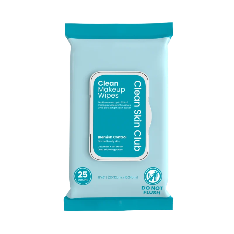 Clean Makeup Wipes Blemish Control - 25ct
