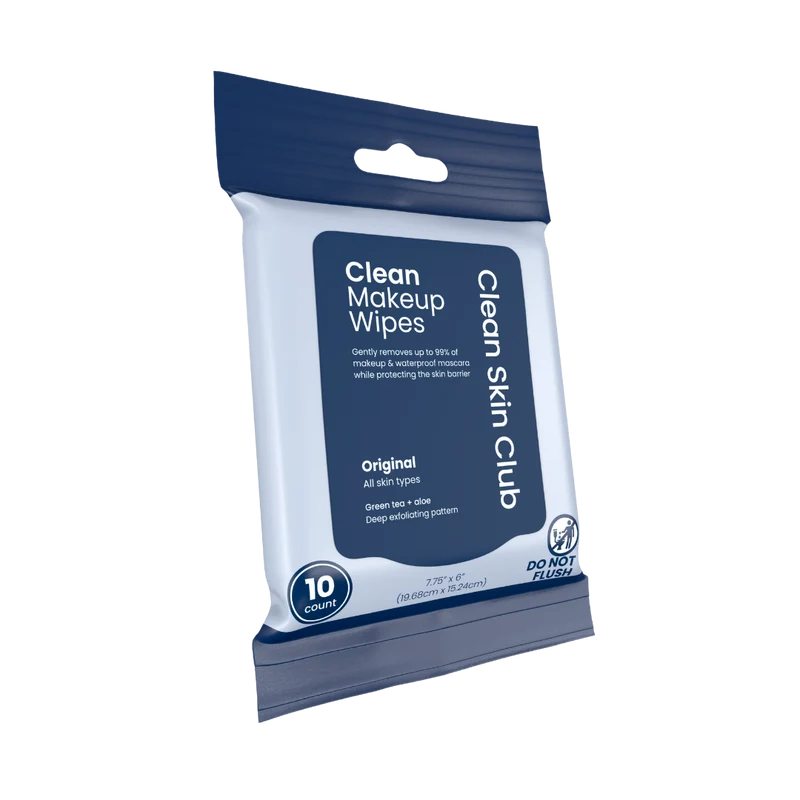 Clean Makeup Wipes Original Travel - 10ct