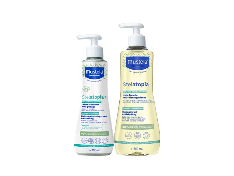 Stelatopia Olio bagno + Stelatopia+ Crema relipidante certificata bio 300ml