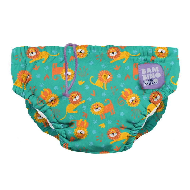 Reusable Swim Diaper in Cool Cats