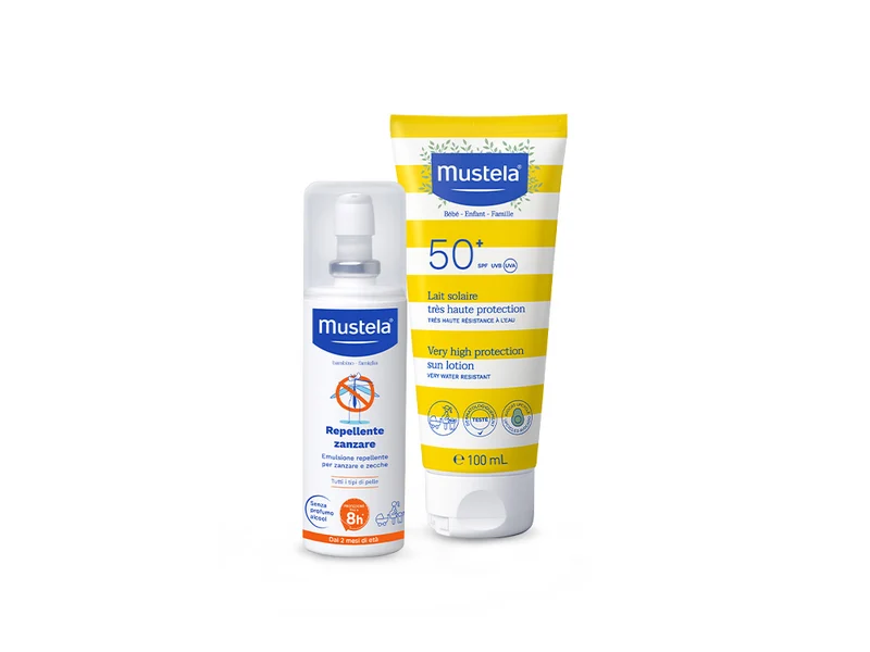 Repellente zanzare + Latte solare SPF 50+ 100ml