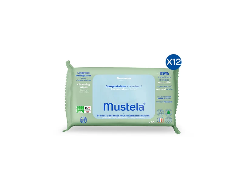 x12 Salviette compostabili profumate