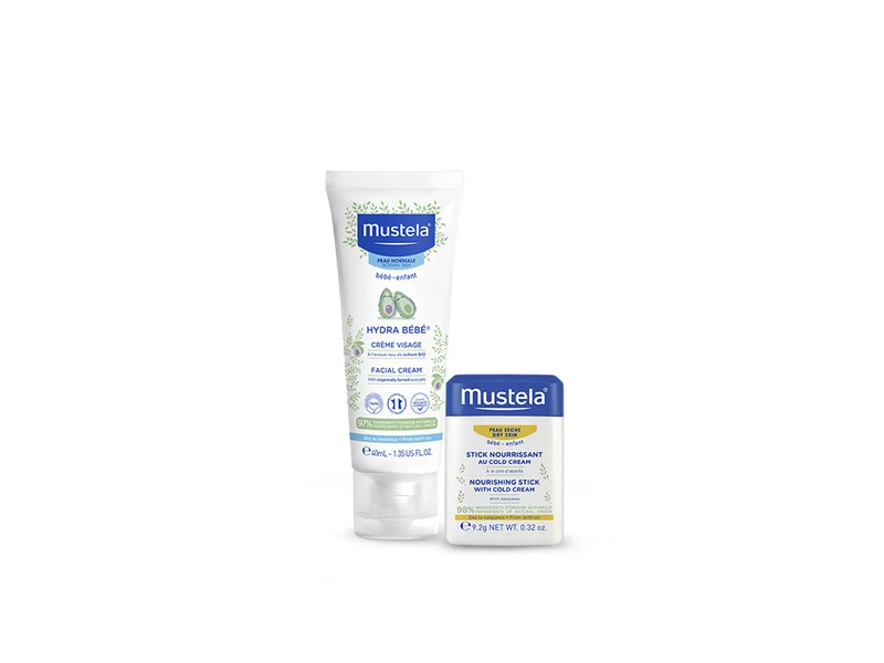 Hydra bébé crema viso + Stick nutriente alla cold cream