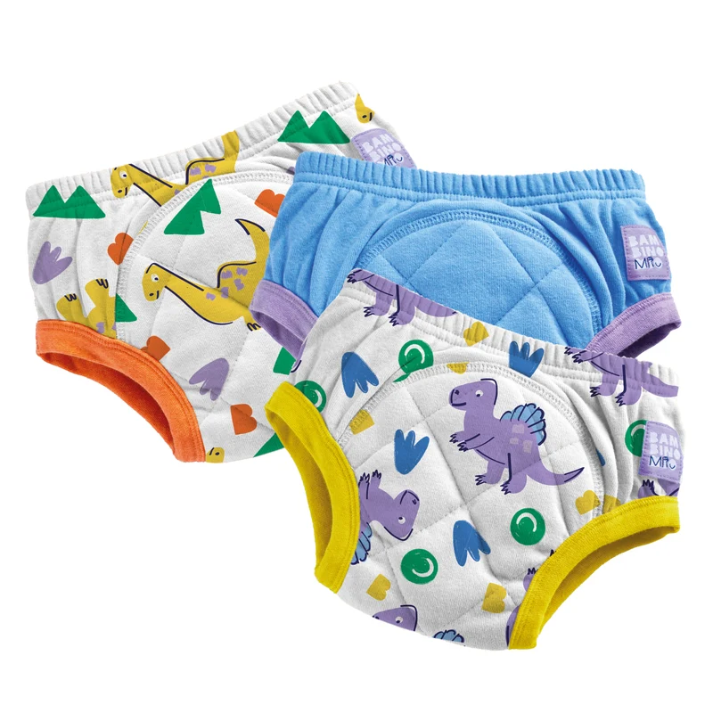 3 Pack Reusable Potty Training Pants in Brave Dinosaur
