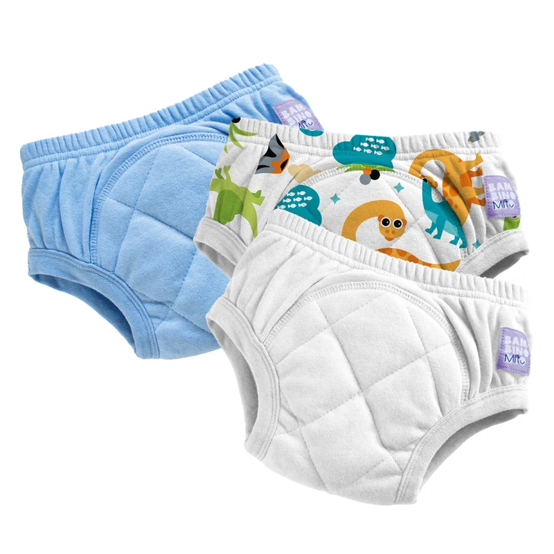 3 Pack Reusable Potty Training Pants in Mixed Dino