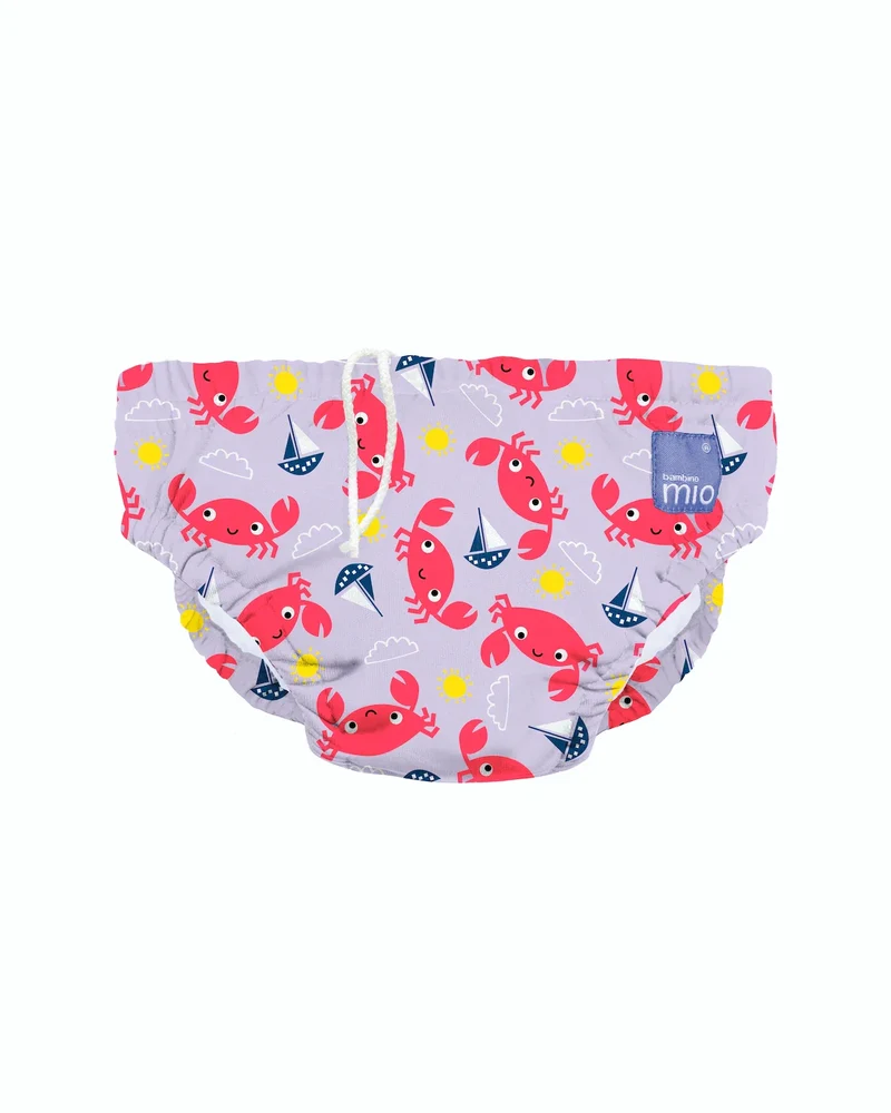 Reusable Swim Diaper in Crab Cove
