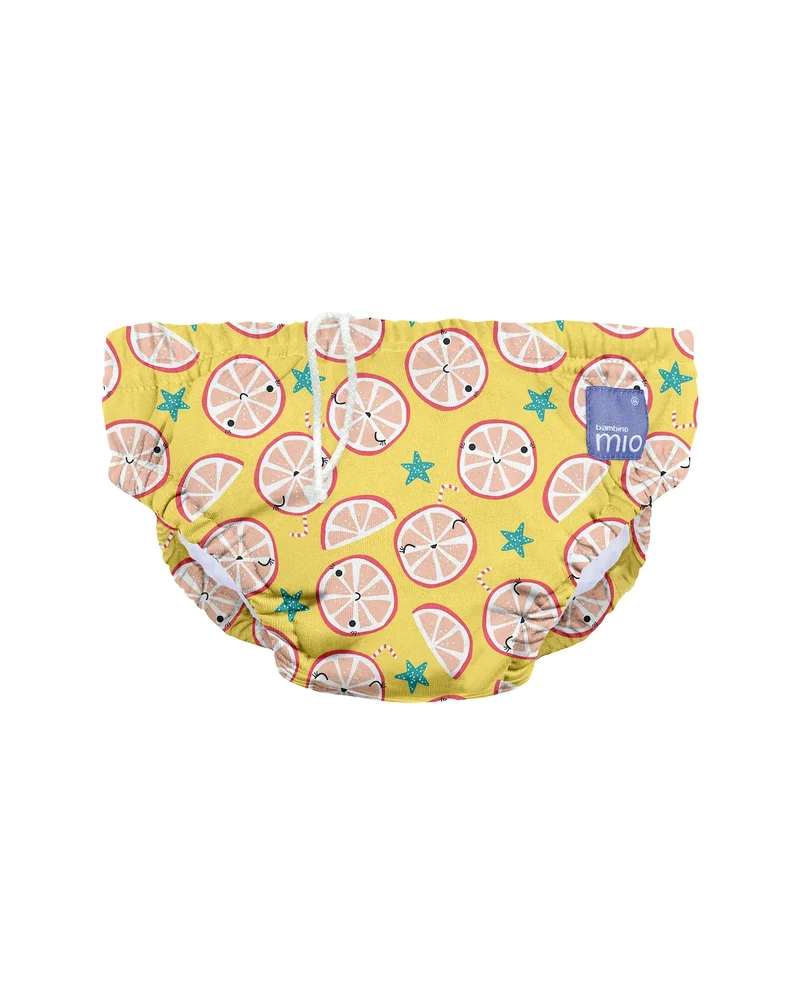 Reusable Swim Diaper in Cool Citrus