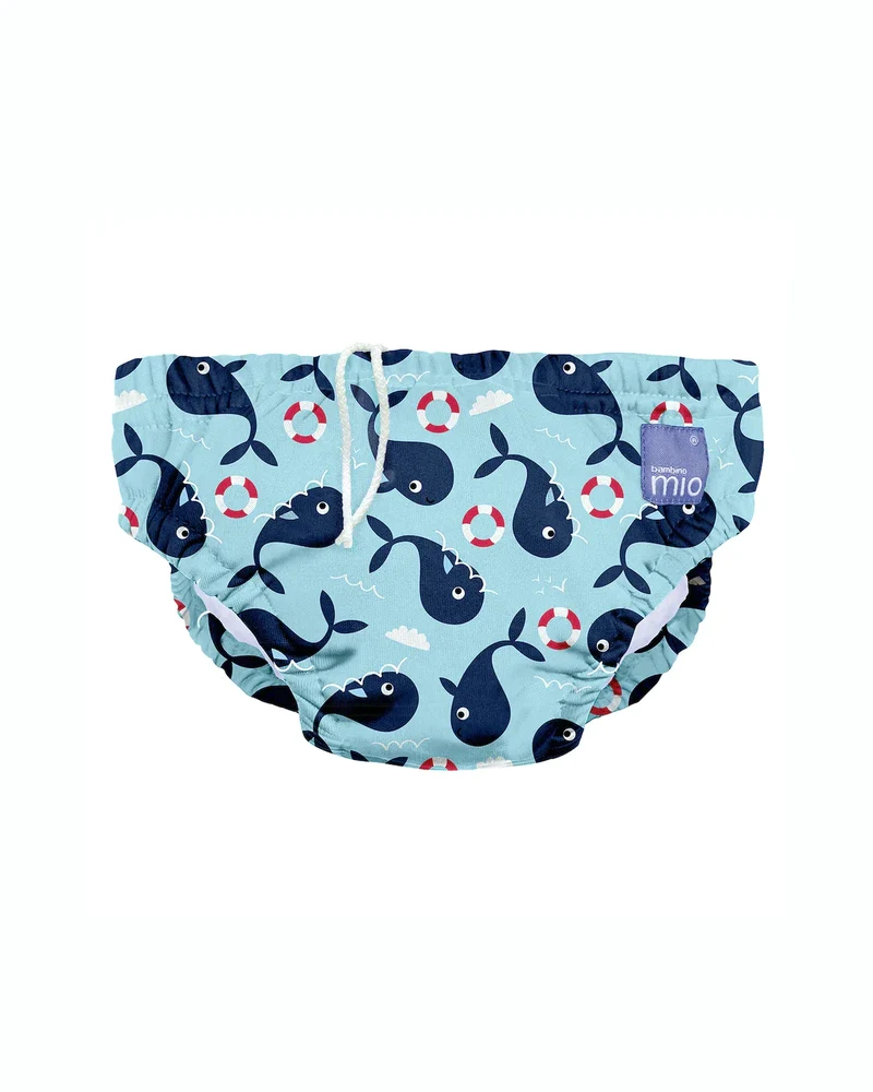 Reusable Swim Diaper in Whale Wharf