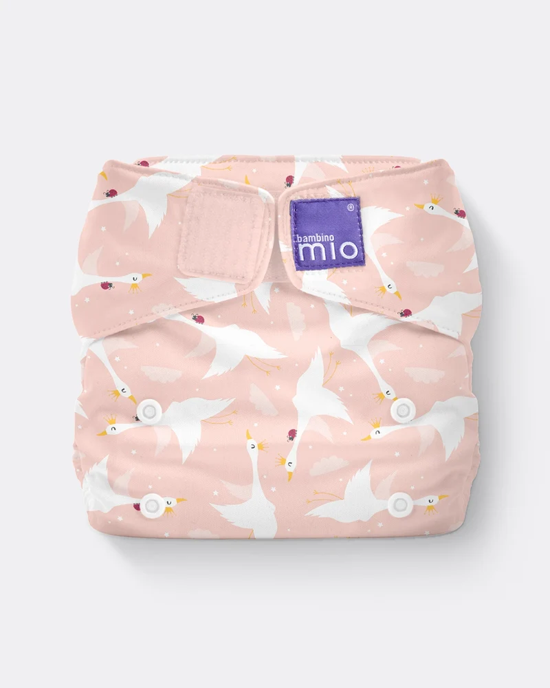 Miosolo All-in-One Reusable Diaper in Feather Flight