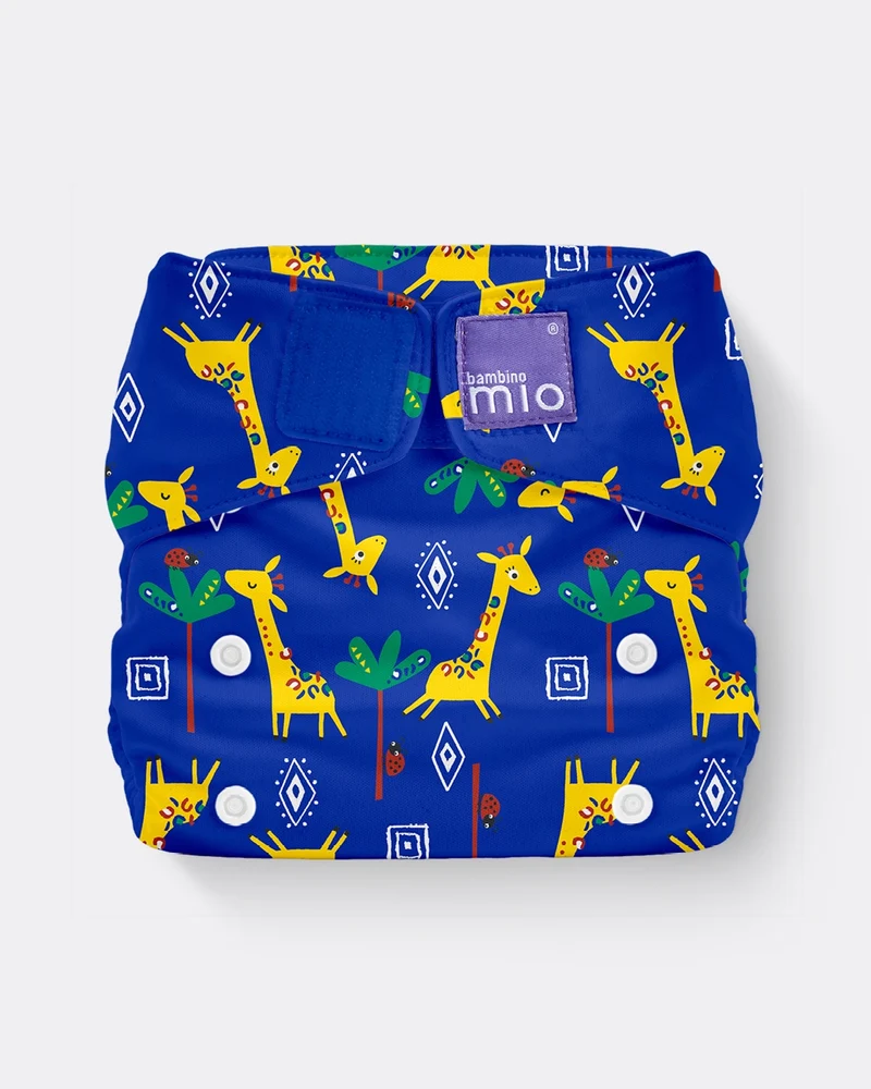 Miosolo All-in-One Reusable Diaper in Giraffe Jamboree