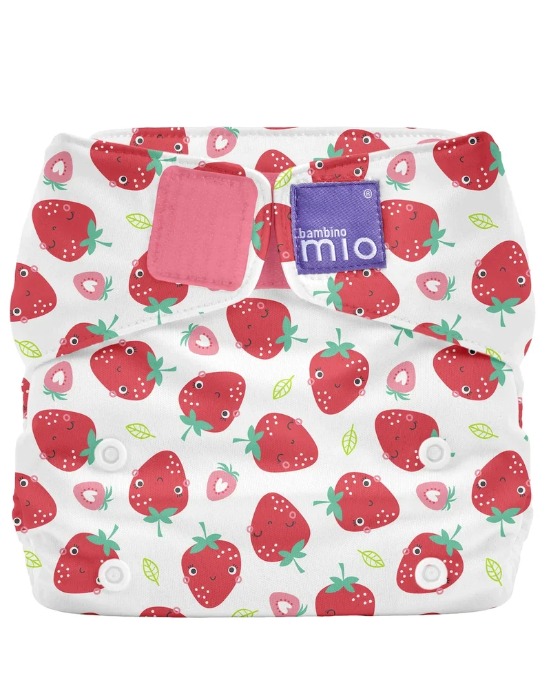 Miosolo All-in-One Reusable Diaper in Strawberry Cream