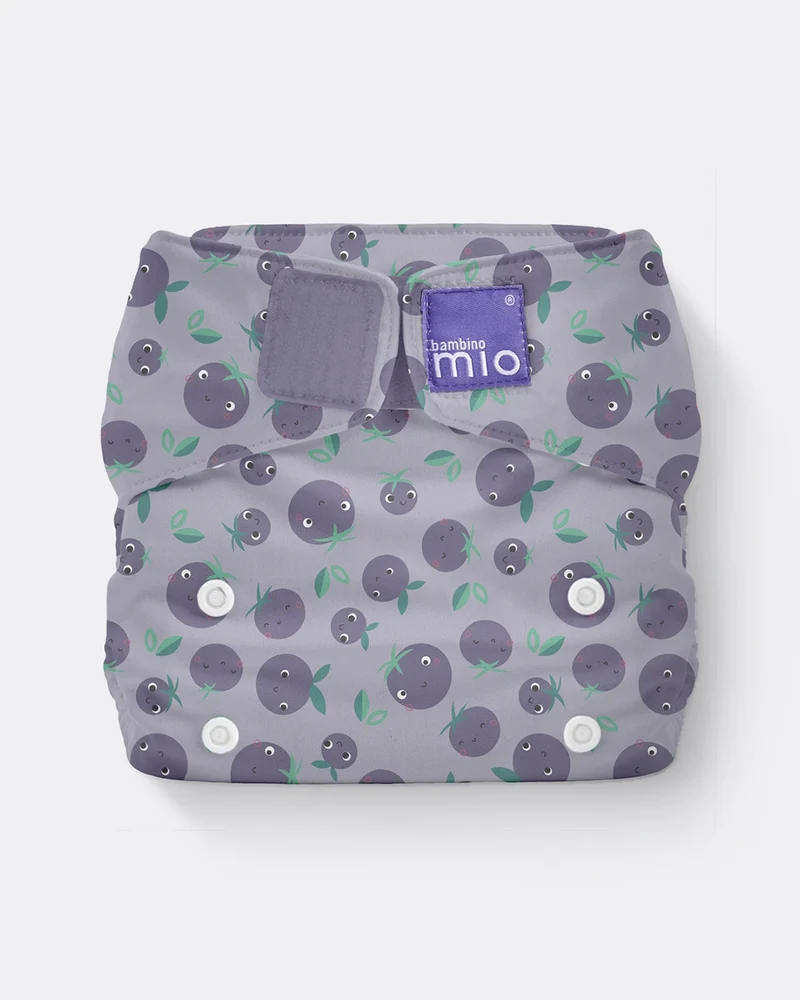 Miosolo All-in-One Reusable Diaper in Berry Bounce