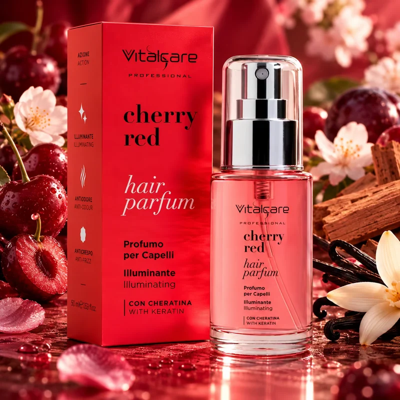 VITALCARE PROFESSIONAL HAIR PARFUM CON CHERATINA - Cherry Red 50ml