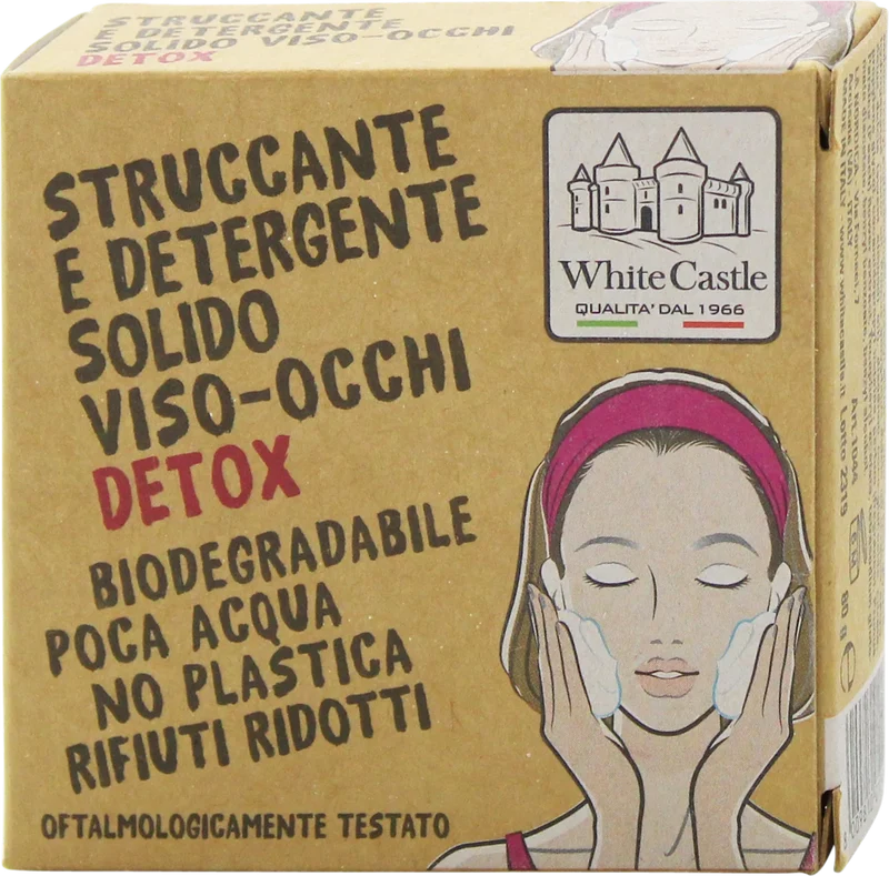 White Castle Struccante e Detergete Solido Viso-Occhi