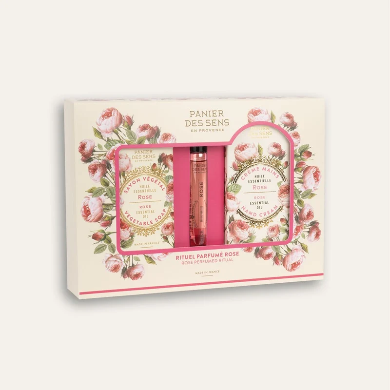 Coffret rituel parfumé - Rose Envoûtante