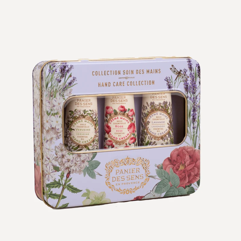Coffret Crèmes Mains aux huiles essentielles - Lavande, Rose, Verveine (3x30ML)