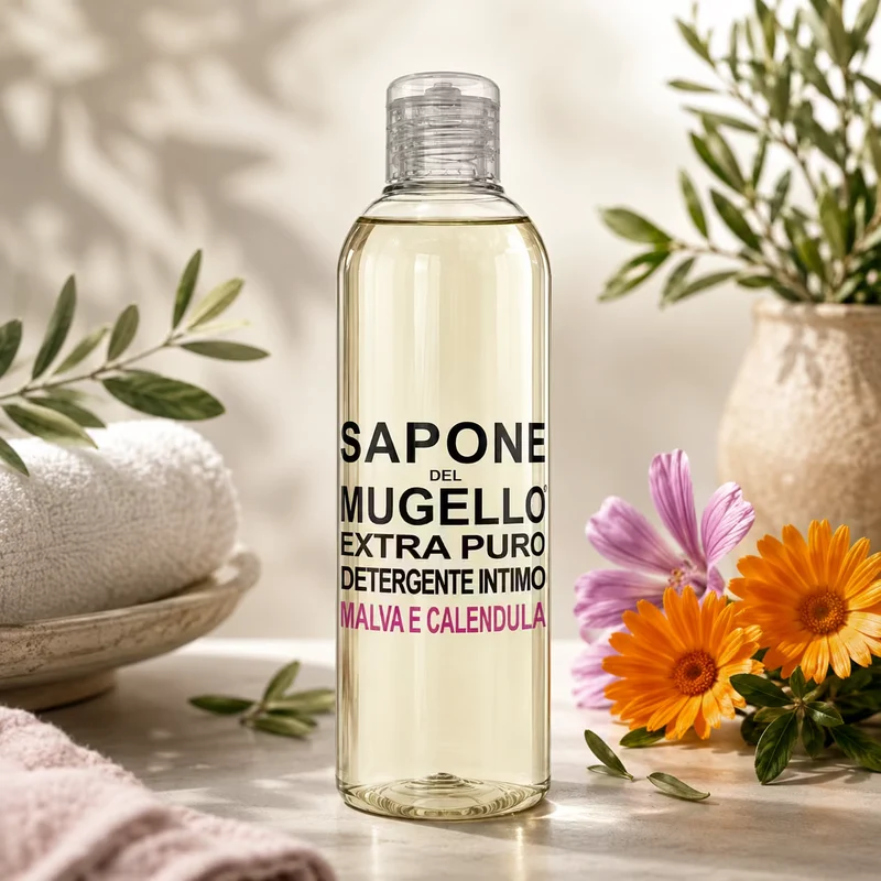 SAPONE DEL MUGELLO EXTRA PURO DETERGENTE INTIMO MALVA E CALENDULA 250ml