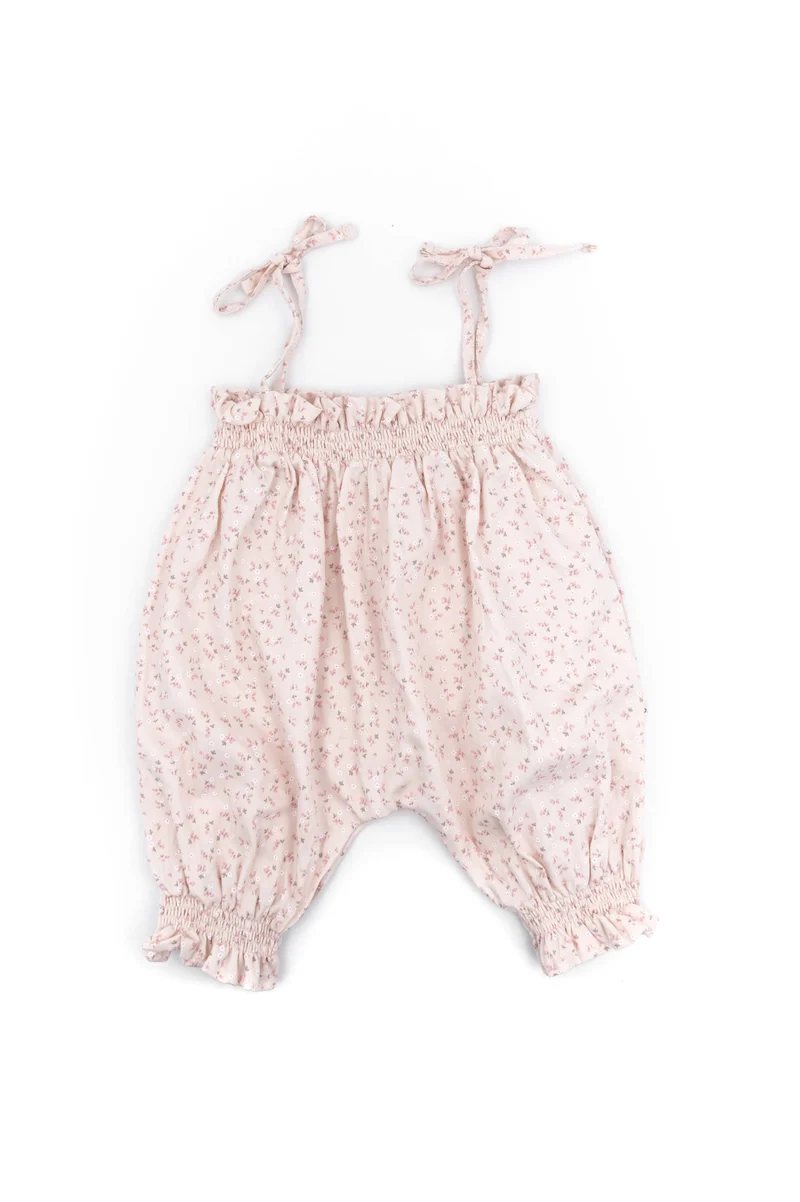 Tutina bimba con lacci spalle - Spring Rosa 85