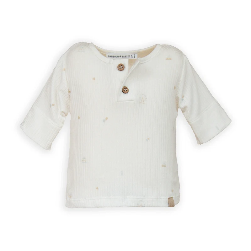 T-shirt a maniche corte apertura polo - PRINT CIRCUS 420
