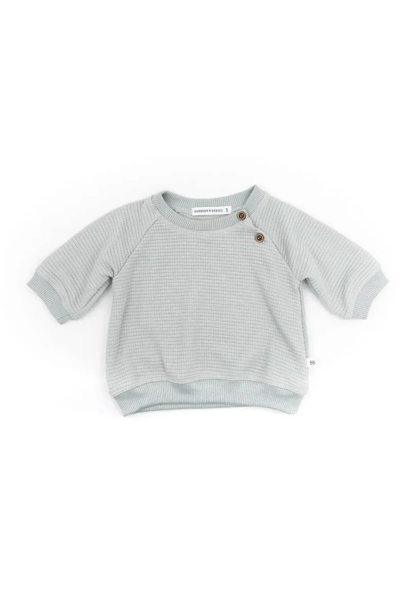Maglia nido d'ape bimbo - Azzurro 083