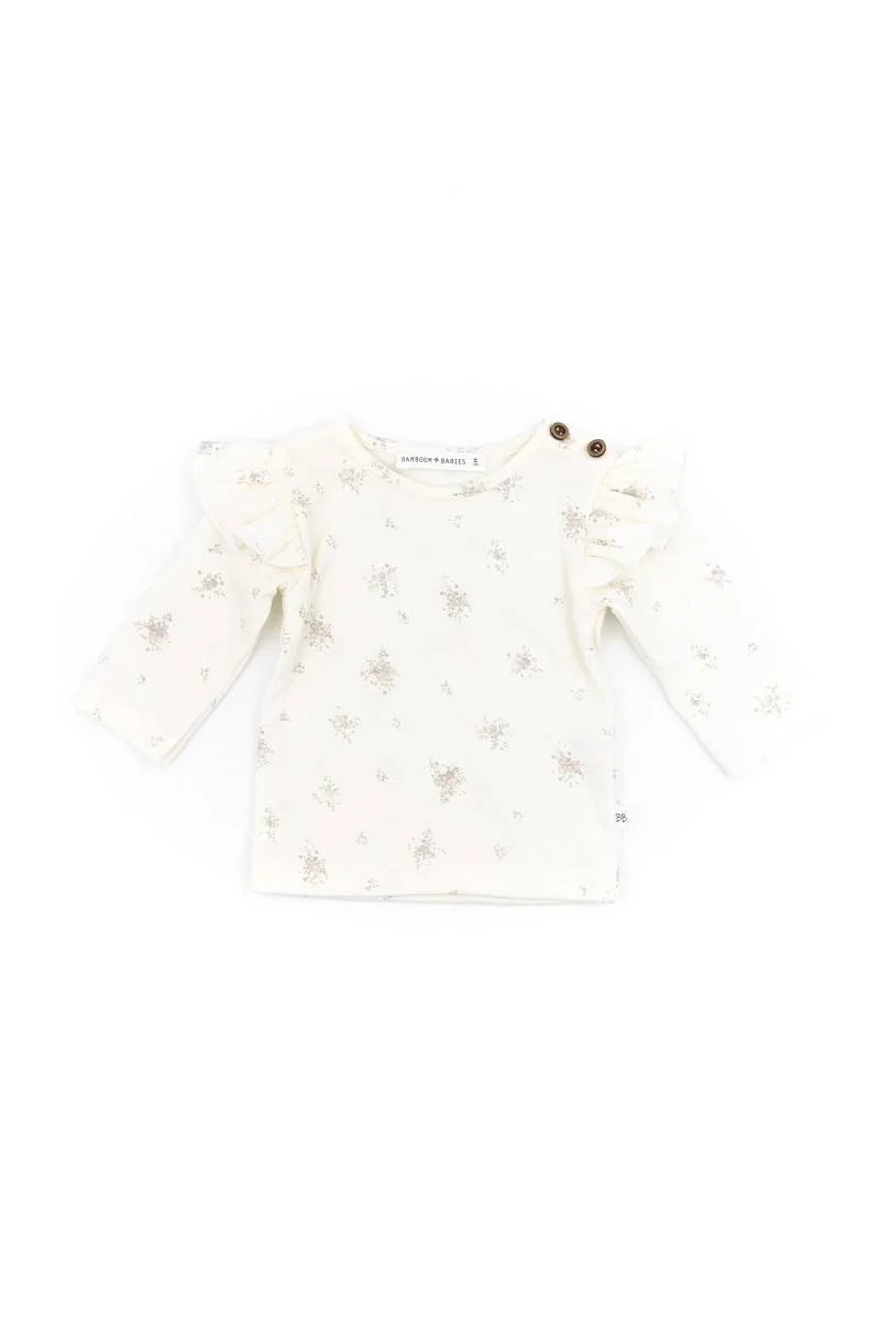 Shirt con spalle volant - Bouquet 89