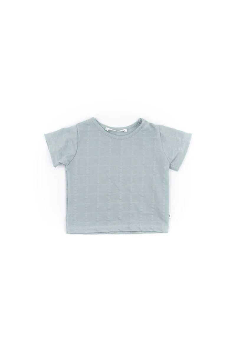 Shirt maniche corte girocollo - Azzurro 323