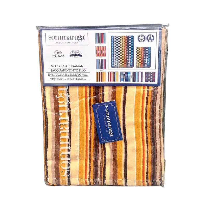 Sommaruga Set asciugamani viso + ospite BA10016