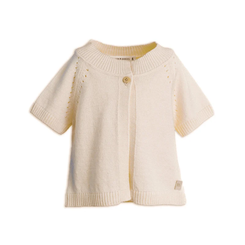 Cardigan maniche corte Bimba - WATER PINK 67