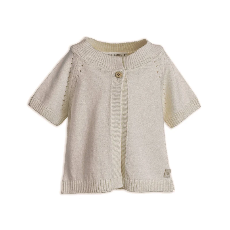 Cardigan maniche corte Bimba - SAND 10